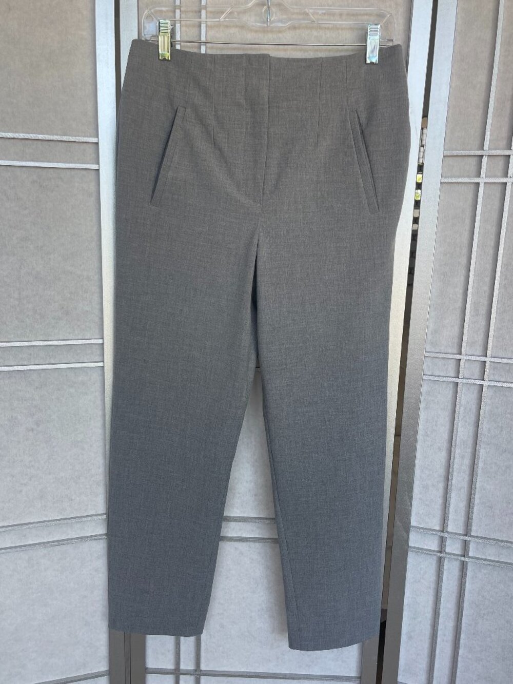 Veronica Beard Grey Stila Pants sz 8